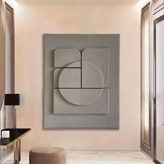 Pannello acustico decorativo 3D Tappetini per pittura Decorazioni da parete stampate Pannello acustico per pareti per assorbimento acustico
